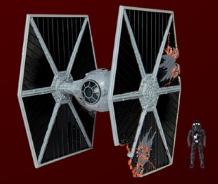 Tie-Fighter (Battle Damage)
